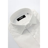 Baldinini Trend White Cotton Shirt